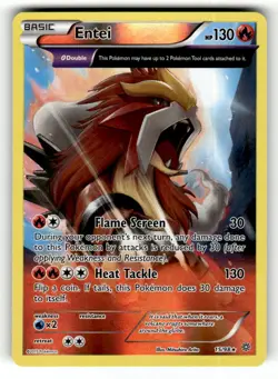 Entei 15/98 Rare Ancient Origins Reverse Holo Pokemon Lightly Played - Image 1