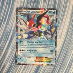 Pokemon TCG Ash-Greninja EX XY133 XY Promo Holo English 2016 170HP Basic - Image 1