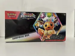 Pokemon TCG Scarlet vs Violet Prismatic Evolution Surprise Box W/Promo/4 Packs - Image 2