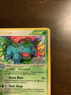 Pokemon - Venusaur 28/100 - Holo - Stamped - Ex Crystal Guardians - *See Pics* - Image 3