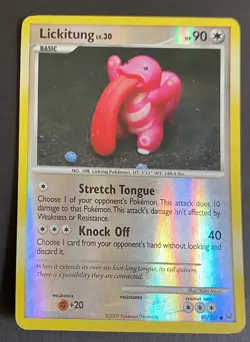 Lickitung - Platinum - 80/127 - Reverse Holo - Pokemon TCG - MP - Image 3