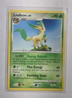 Pokemon TCG Leafeon 45/111 Rising Rivals Regular Uncommon 90 HP Stage 1 EN - Image 2