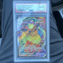 Pokemon Flareon VMAX SWSH07 Evolving Skies 018/203 Ultra Rare Full Art PSA 10 - Image 1