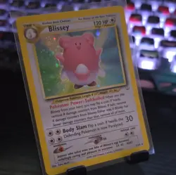 Pokemon TCG Blissey 02/64 Neo Revelation Holo Rare - Image 1