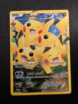 Pikachu RC29/RC32 Generations Ultra Rare Holo Moderately Played Miscut/Misprint - Image 1