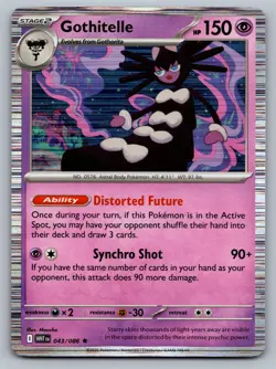 Pokemon TCG SV: White Flare Gothitelle 043/086 - Image 1