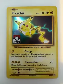 Pikachu XY202 - Black Star Pokemon League Promo Stamped - Pokemon TCG - Image 1