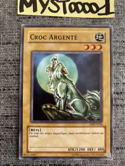 Carte Yu-gi-oh Croc Argente DDY-F010 Francais Occasion - Image 1