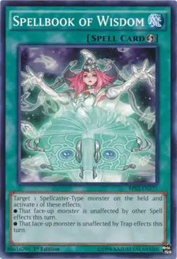 1x (EX) Spellbook of Wisdom - BP03-EN177 - Common - 1st Edition YuGiOh - Image 1