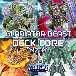 YuGiOh Gladiator Beast MZTM 24 Card Deck Core Bundle - Image 1