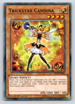 Trickstar Candina - SP18-EN020 - Starfoil Rare - 1st Edition - Yugioh - Image 1