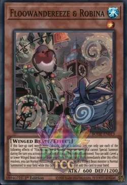 1st ed Floowandereeze & Robina super rare BODE-EN013 Yugioh - Image 1