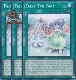 Yugioh! 3x Fairy Tail Ball BLZD-EN063 Common 1st Ed NM - Image 1