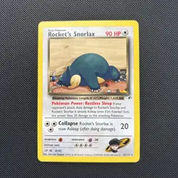 Pokemon Card Gym Heroes Rocket's Snorlax 33/132 WOTC - Image 1