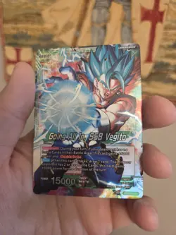 Going All In SSB Vegito BT3-055 Leader Foil Dragon Ball Super Card Game | NM - Image 1