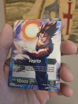 Going All In SSB Vegito BT3-055 Leader Foil Dragon Ball Super Card Game | NM - Image 2