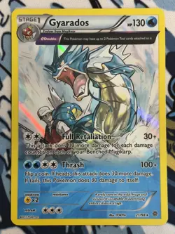 Gyarados 21/98 XY - Ancient Origins Holo Pokemon Card - Image 1