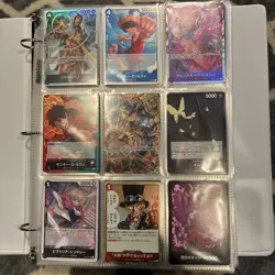 One Piece Binder Lot Japanese 531 Cards! - Image 1