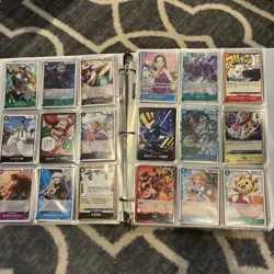 One Piece Binder Lot Japanese 531 Cards! - Image 5