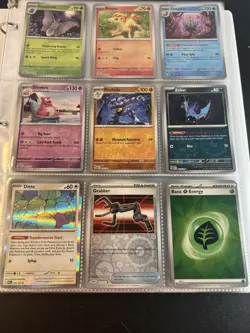 Pokemon 151 Binder Lot 207 Cards Holos Reverse Holos Organized Collection NM - Image 1