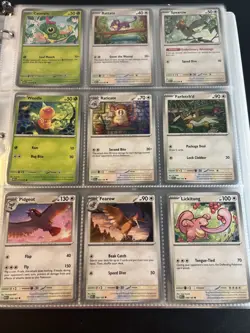 Pokemon 151 Binder Lot 207 Cards Holos Reverse Holos Organized Collection NM - Image 3