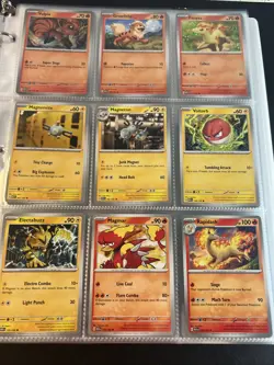 Pokemon 151 Binder Lot 207 Cards Holos Reverse Holos Organized Collection NM - Image 5