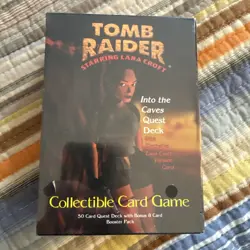 Tomb Raider Into the Caves Quest Deck Collectible Card Game Starter Deck - Image 1