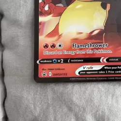 Pokemon Card TCG - Lances Charizard V SWSH133 Black Star Promo Celebrations NM - Image 2