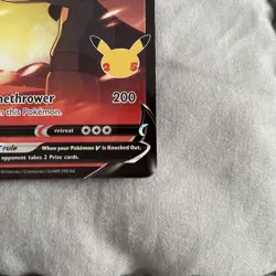Pokemon Card TCG - Lances Charizard V SWSH133 Black Star Promo Celebrations NM - Image 3