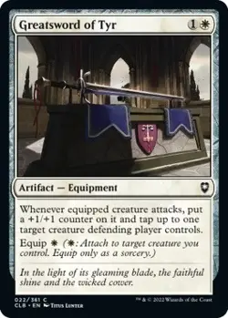 NM - Greatsword of Tyr [CLB - 22] Commander Legends: Battle for Baldur's Gate - Image 1