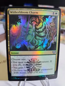 Witherbloom Charm - Foil Secrets of Strixhaven MTG NM/M Condition - Image 1