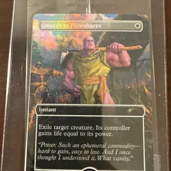 THANOS Magic the Gathering PSA Magazine Promo Swords to Plowshares Marvel MTG - Image 2