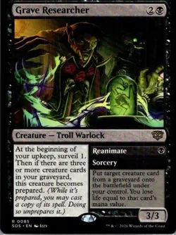 Grave Researcher (R) #85 Secrets of Strixhaven MTG NM - Image 1