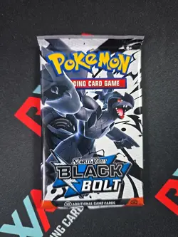 Pokemon Black Bolt Booster Pack TCG Factory Sealed New Scarlet And Violet - Image 1