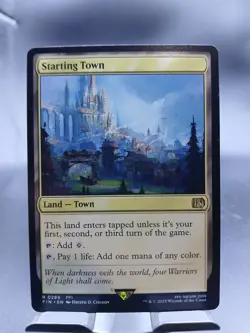 Starting Town 289 - Non Holo Rare Land - MTG Universes Beyond: Final Fantasy NM - Image 1