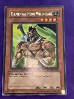Elemental HERO Wildheart Ehc2-En003 Elemental Hero Collection 2 Limited Yugioh - Image 1