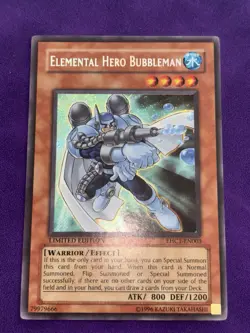 EHC1-EN003 Elemental HERO Bubbleman Elemental HERO Collection Yugioh - Image 1