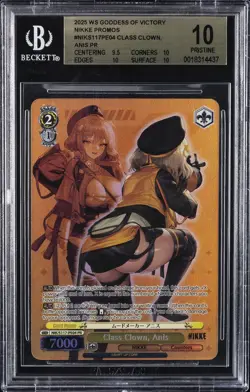 2025 WEISS SCHWARZ GODDESS OF VICTORY: NIKKE PROMOS CLASS CLOWN, ANIS BGS 10 - Image 1