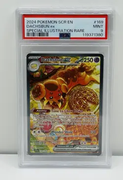 🔥2024 POKEMON SCR EN-STELLAR CROWN SPECIAL ILLUSTRATION DACHSBUN EX PSA 9!🔥 - Image 1