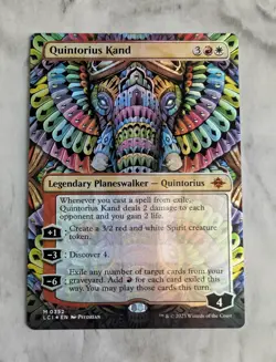 Quintorius Kand (Foil Borderless) Mythic MTG LCI Ixalan | Planeswalker Discover - Image 1