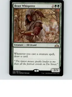 Beast Whisperer 123 Rare Guilds of Ravnica Lightly played b1-96 MTG - Image 1