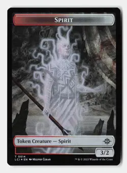 Map // Spirit Double-Sided Token 17 // 14 The Lost Caverns of Ixalan MTG Foil NM - Image 1