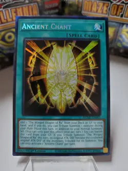 Yu-Gi-Oh Maze of Millennia #MZMI-EN069 Ancient Chant Collector's Rare - Image 1