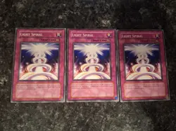 3X Light Spiral LODT-EN070 - Yugioh Yu Gi Oh! 3 Playset - Image 1
