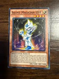 Yu-Gi-Oh! Silent Magician LV4 LDK2-ENY14 Legendary Decks II 1st Edition - Image 1