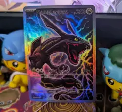 Shinning Rayquaza ACG Custom-Art Kawaii Pokeemon Anime Holo Foil Textured Card - Image 1