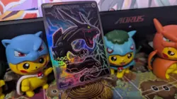 Shinning Rayquaza ACG Custom-Art Kawaii Pokeemon Anime Holo Foil Textured Card - Image 2