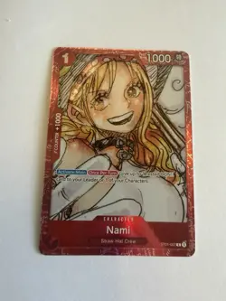 Nami (Premium Card FILM RED Edition) ST01-007 Promo One Piece Card Game NM - Image 1