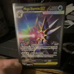 Mega Starmie-EX 68/108 XY Evolutions Ultra Rare Holo EX Pokemon TCG Card - Image 1