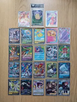 Pokemon Card Bundle Including unbreon & more (x23 Cards 1 Graded card) - Image 1